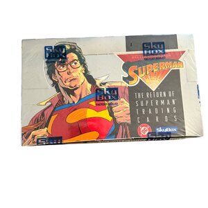 The Return Of Superman SkyBox Factory Sealed Trading Cards Box 1992 DC Comics